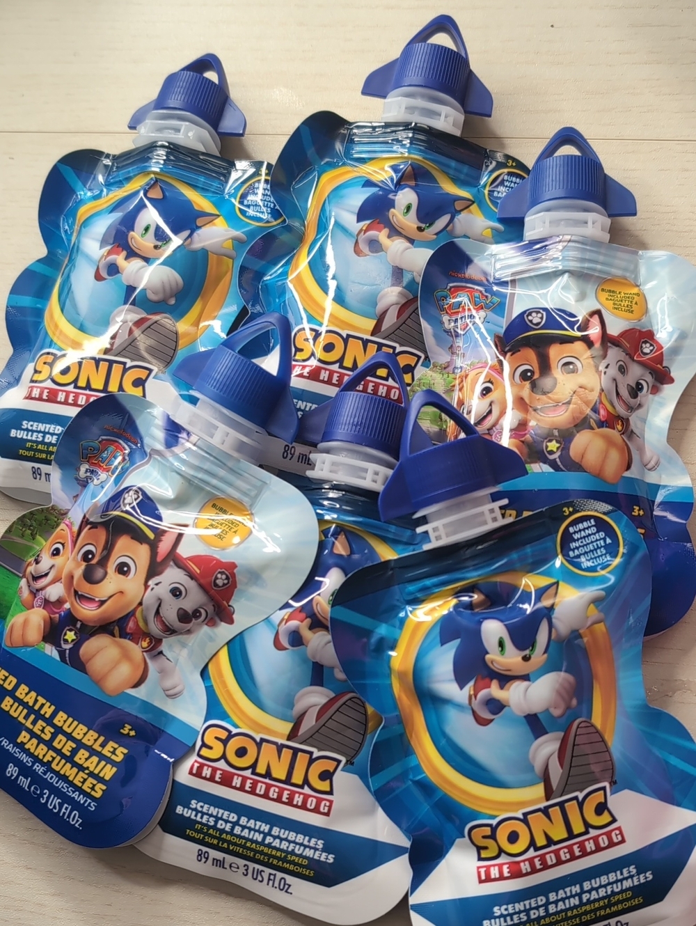 Kids Bath Bundle Paw Patrol And Sonic
